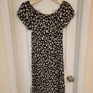 Stone Cold Fox Silk Midi Dress